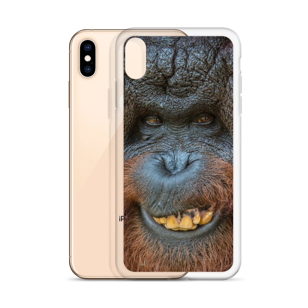 Cover per iPhone - Orangutan felicione - Overland Shop