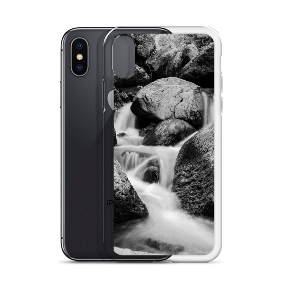 Cover per iPhone - Ruscello in B&W - Overland Shop