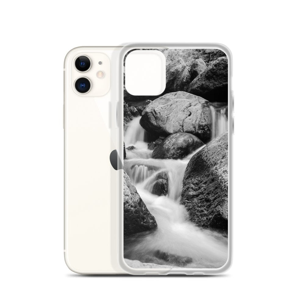 Cover per iPhone - Ruscello in B&W - Overland Shop