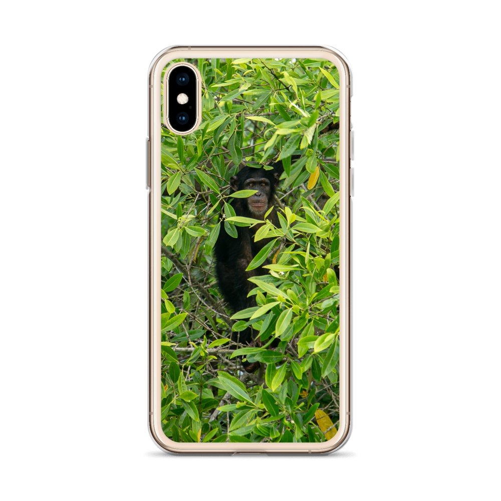 Cover per iPhone - Scimmia nascosta nella giungla - Overland Shop