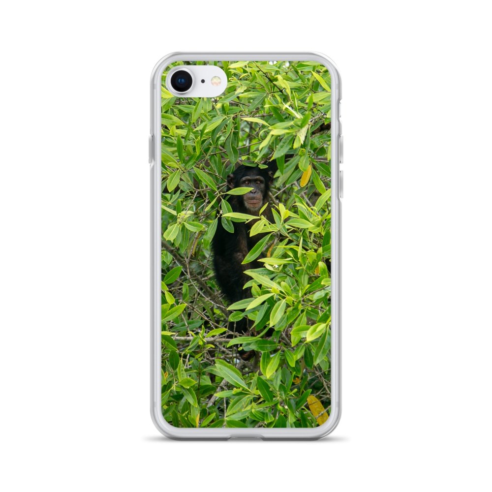 Cover per iPhone - Scimmia nascosta nella giungla - Overland Shop