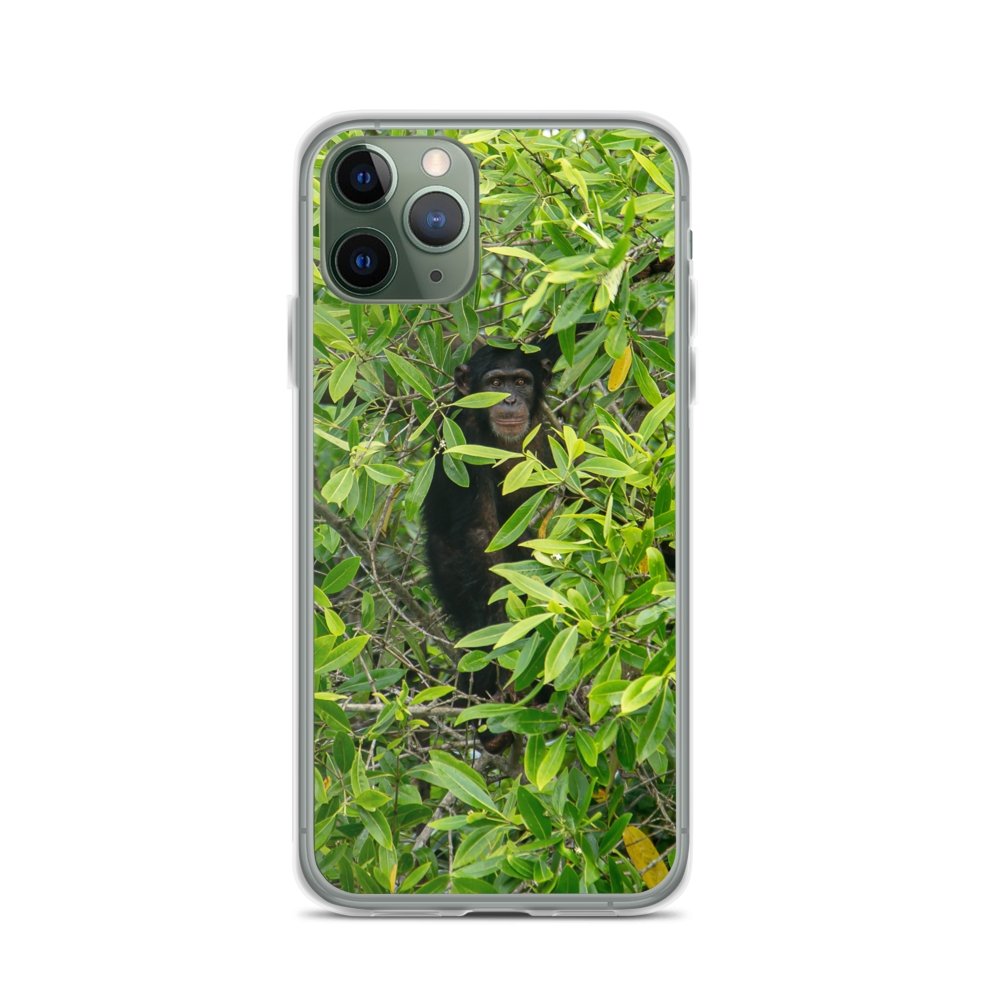 Cover per iPhone - Scimmia nascosta nella giungla - Overland Shop