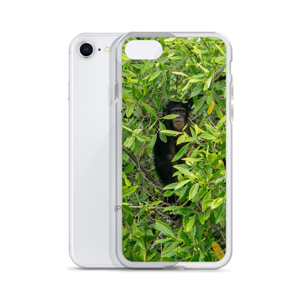 Cover per iPhone - Scimmia nascosta nella giungla - Overland Shop