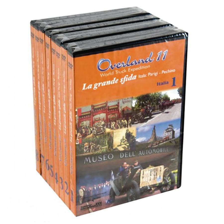 Cofanetto DVD Overland 11 - La Grande Sfida. Itala: Parigi - Pechino - Overland Shop