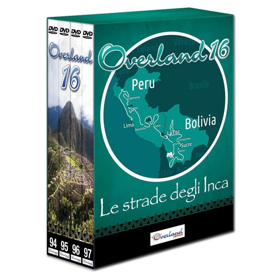 Cofanetto DVD Overland 16 - Le strade degli Inca: Bolivia e Perù - Overland Shop