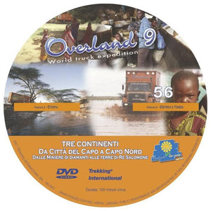 Cofanetto DVD Overland 9 - Tre Continenti: da Città del Capo a Capo Nord - Overland Shop