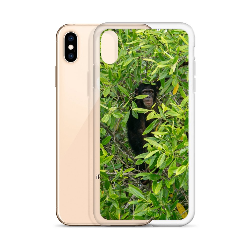 Cover per iPhone - Scimmia nascosta nella giungla - Overland Shop